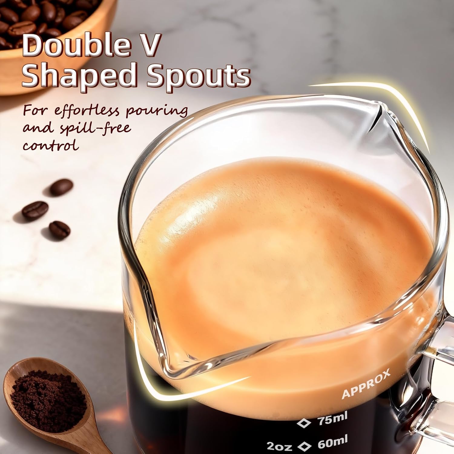 1/2pcs Espresso Cups 2.5oz Esp - Espresso Shot Glass 评论和价格