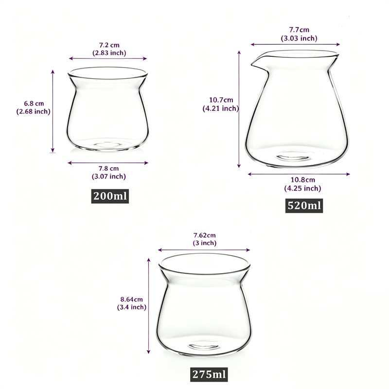 NEW 520ml Glass Coffee Pot,Cof - Coffee Equipment Pour Over 评论和价格