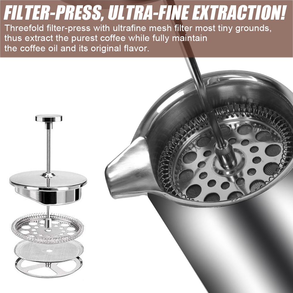 Large Capacity French Press Co - Coffee Equipment For Camping 评论和价格