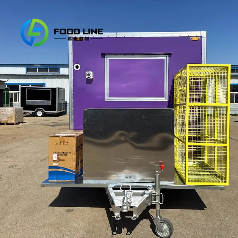 Custom Mobile Food Cart Traile - Coffee Van Equipment 评论和价格