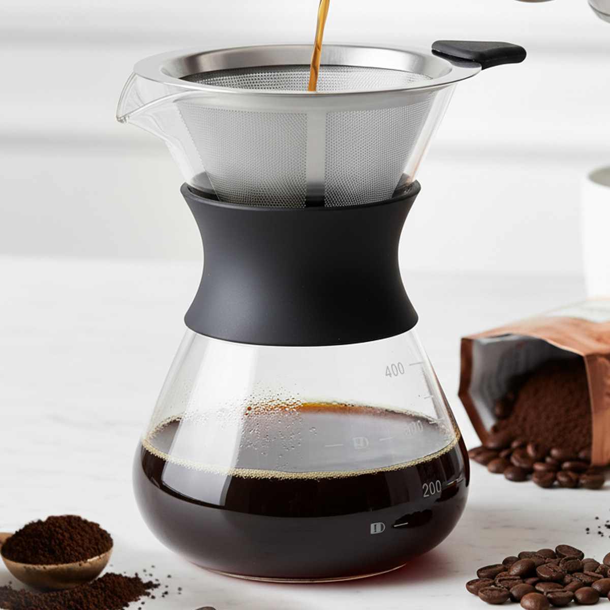 Leeseph Glass Pour Over Coffee - Coffee Equipment Pour Over 评论和价格