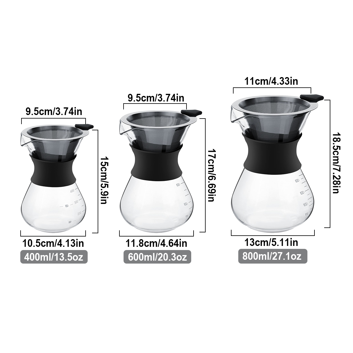 Leeseph Glass Pour Over Coffee - Coffee Equipment Pour Over 评论和价格