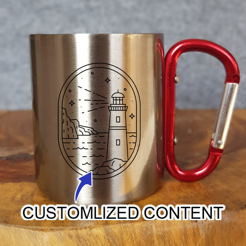 Stainless Steel Camping Mug wi - Coffee Equipment For Camping 评论和价格