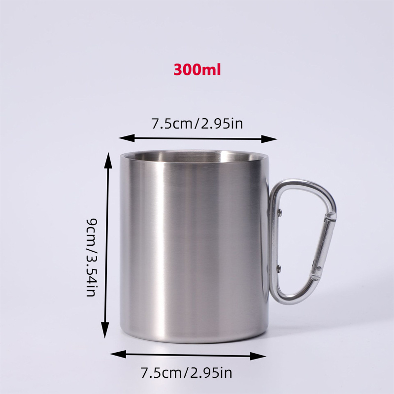 Stainless Steel Camping Mug wi - Coffee Equipment For Camping 评论和价格