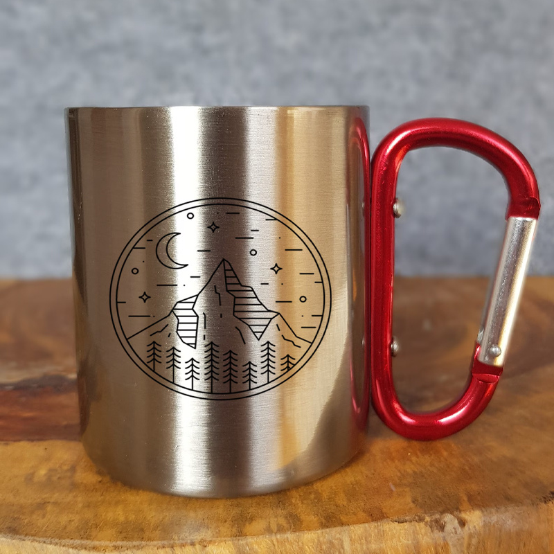 Stainless Steel Camping Mug wi - Coffee Equipment For Camping 评论和价格