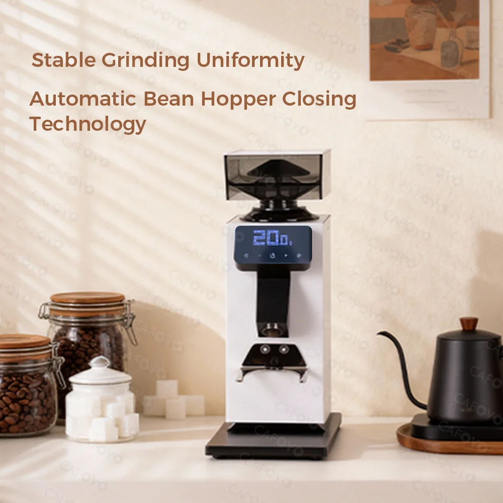CAFOVO G964F Time-Based Dosing - Coffee Grinder Burr Flat 评论和价格